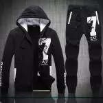 survetement armani de sport cotton big 7 hoodie